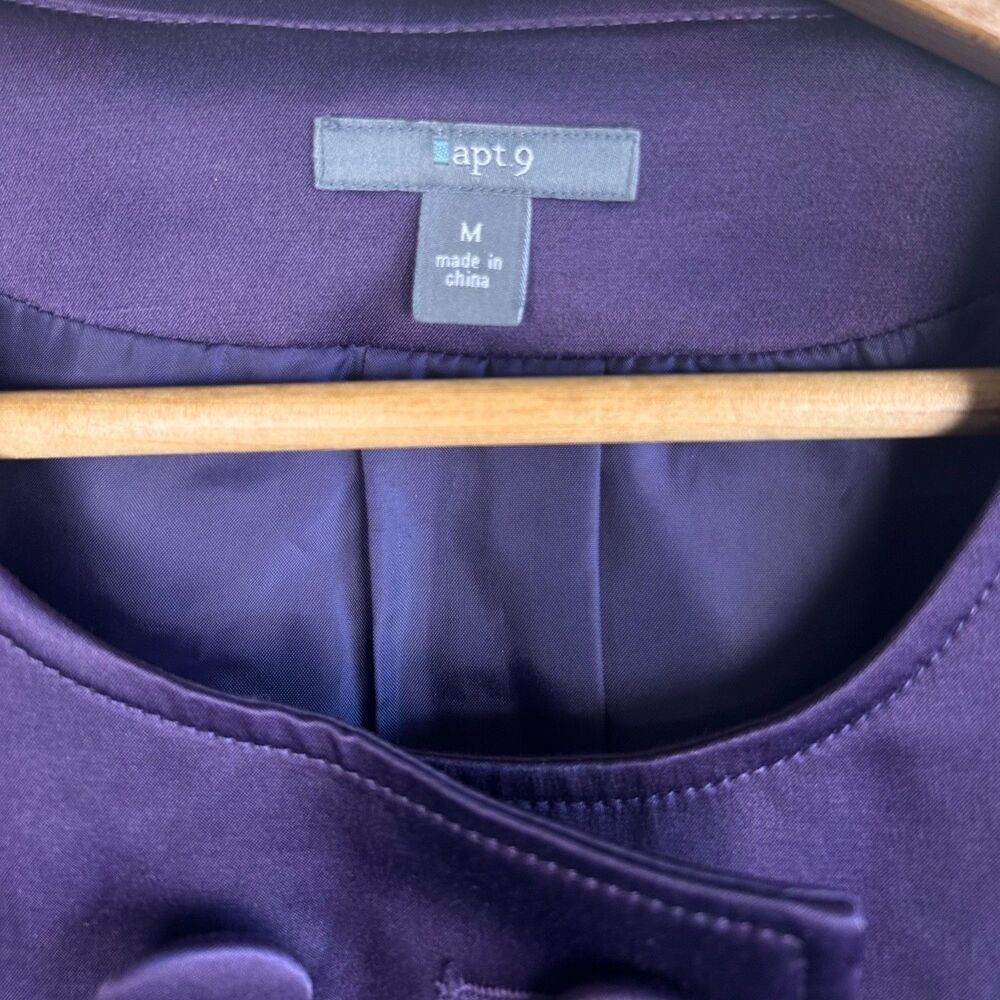 Apt. 9 3/4 Sleeve Satin 2 Button Front Jacket - image 5